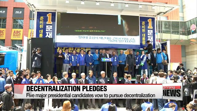 Five major presidential candidates pledges on decentralization