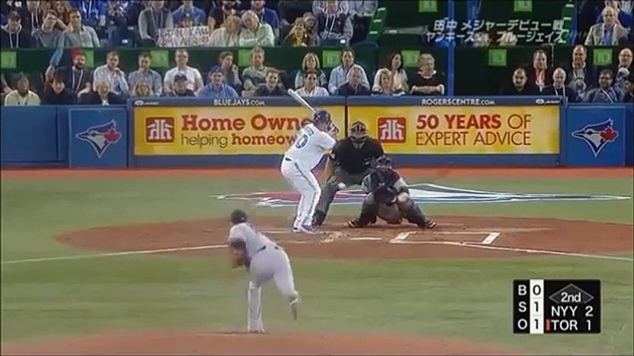 田中将大｜メジャー初登板の全投球ハイライト｜日米通算１００勝目（20140405）
