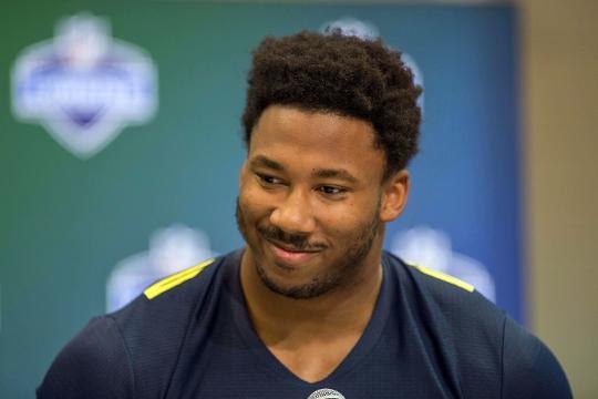 Browns draft DE Myles Garrett No. 1 overall in NFL draft