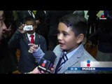 Niños dan consejo a Peña Nieto