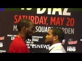 crawford vs felix diaz faceoff - esnews boxing