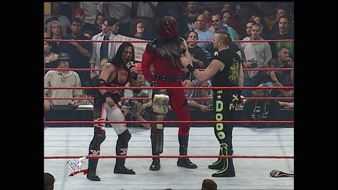 Kane speaks without assistance for the first time- Raw, Aug. 9, 1999