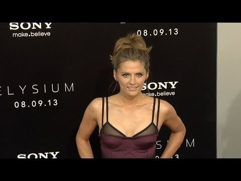 Stana Katic in Bec & Bridge Dress Elysium World Premiere ARRIVALS
