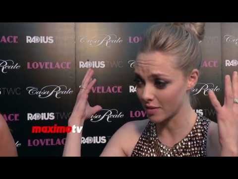 Amanda Seyfried Soundbytes Lovelace Los Angeles Premiere ARRIVALS