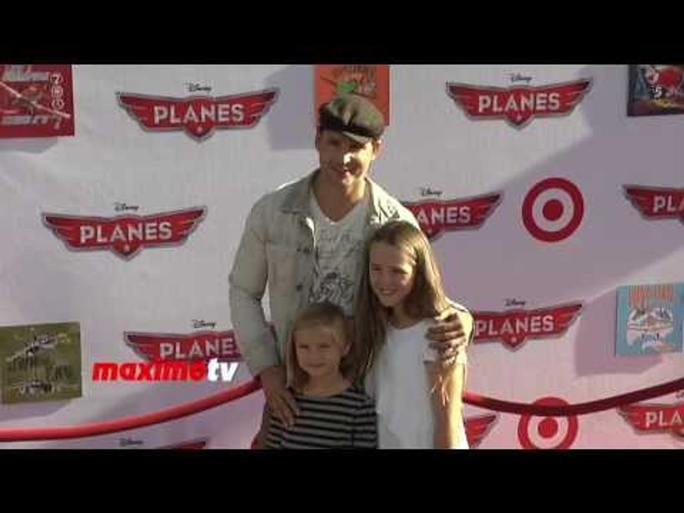Peter Facinelli Lands at PLANES World Premiere Red Carpet Arrivals
