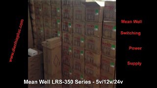 Nguồn Led MEAN WEL LRS-350-12, LRS-350-24, LRS-350-5