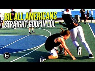 All American Players vs Clueless Randoms at The Beach!! Straight GOOFIN!