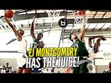 6'11 Droppin' DIMES Like a Guard!! EJ Montgomery Has The JUICE!  Atl Celtics vs MBA Hoops at Adidas!
