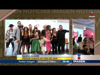 Mario Domm será presidente de jurado en viña del mar