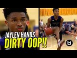 Jaylen Hands with the Filthy Between the Legs Oop! Full Highlights