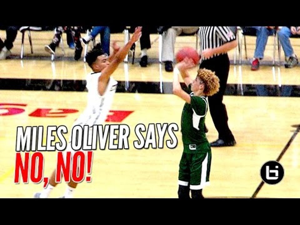 LaMelo Ball's Half Court Shot BLOCKED By Miles Oliver! LaMelo Then Throws SICK No Look Pass After!