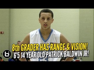 8th Grader Has RANGE & VISION! 6'5 14 Year Old Patrick Baldwin Jr. Highlights!