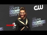 Alyssa Milano in Black Trouser Suit 2013 Young Hollywood Awards Arrivals