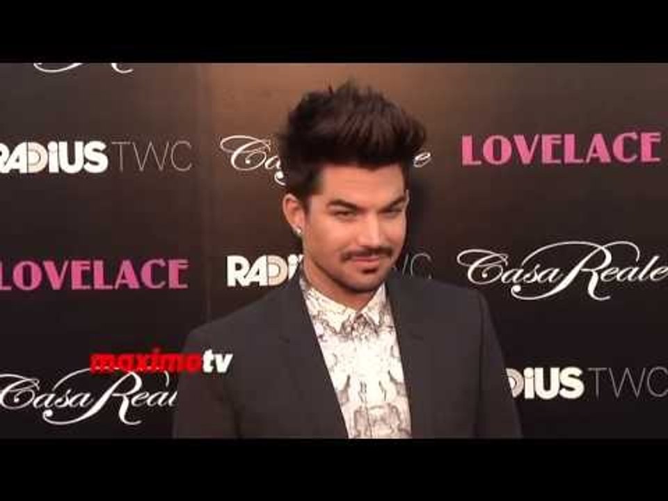 Adam Lambert "Lovelace" Los Angeles Premiere Red Carpet ARRIVALS