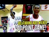 UCLA Bound Kris Wilkes Drops 40 Points In Style! Full Highlights!