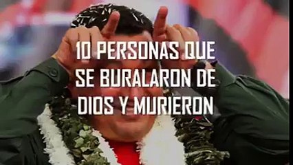 Personas que se burlaron de Dios