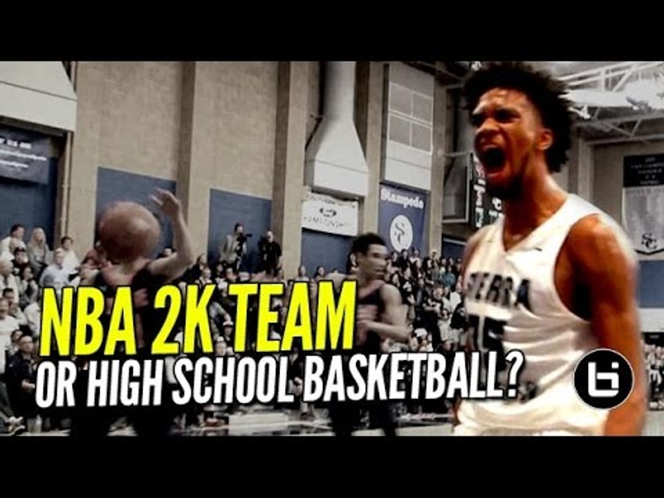 NBA 2K Squad Or High School Basketball!?!? Marvin Bagley III & Sierra Canyon DOMINATE!!