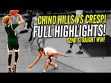LaMelo Ball Hits Halfcourt Shots Like Layups!! Chino Hills vs Crespi FULL Highlights!