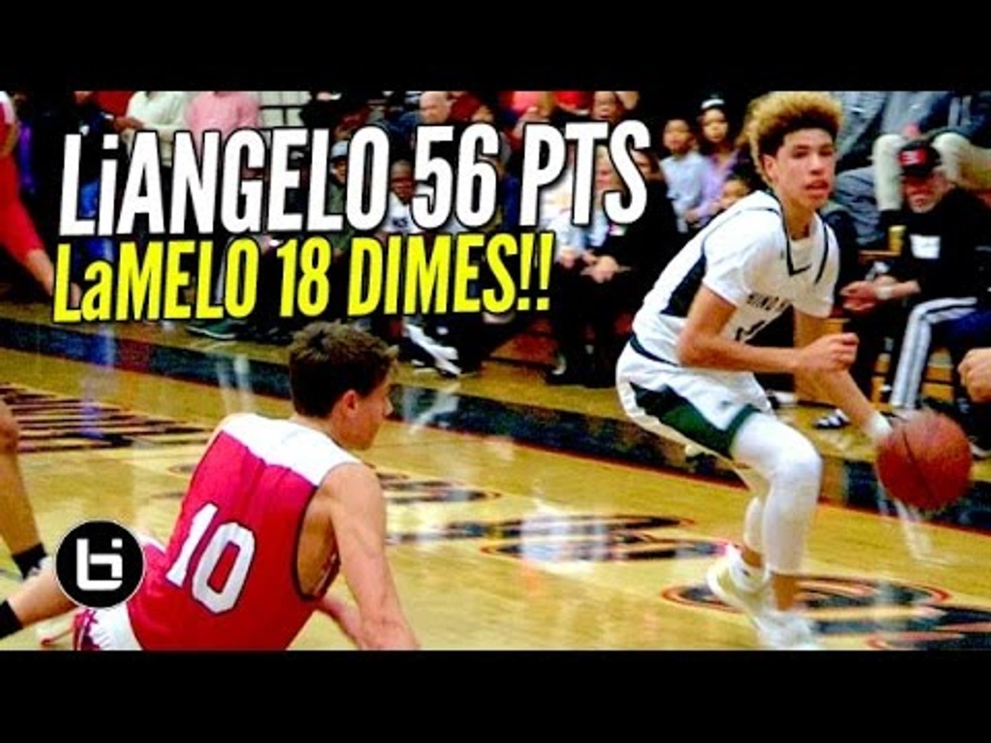 hydrogen to skrædder LiAngelo Ball Drops 56 Pts & LaMelo Dishes 18 Dimes! Chino Hills BLOWOUT  Win Full Highlights! - video Dailymotion