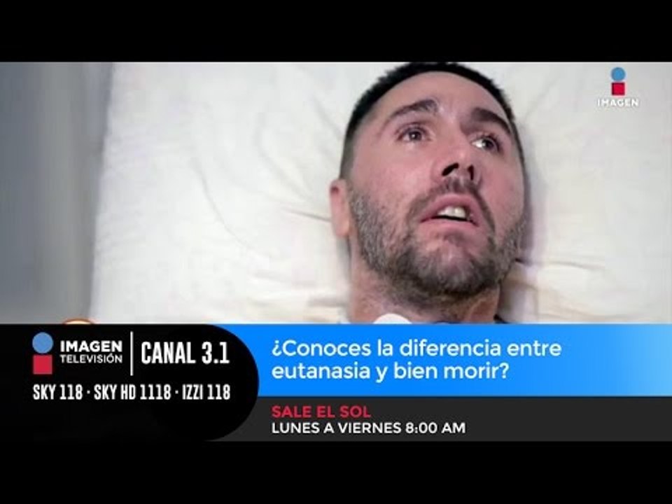 Este hombre pudo acabar con su vida legalmente, ¿qué es eutanasia?
