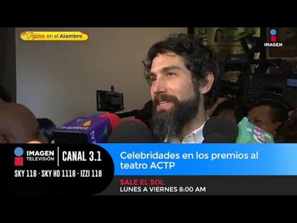 Celebridades en los premios al teatro ACTP