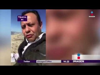 Diputado federal escala el muro y le envía mensaje a Trump