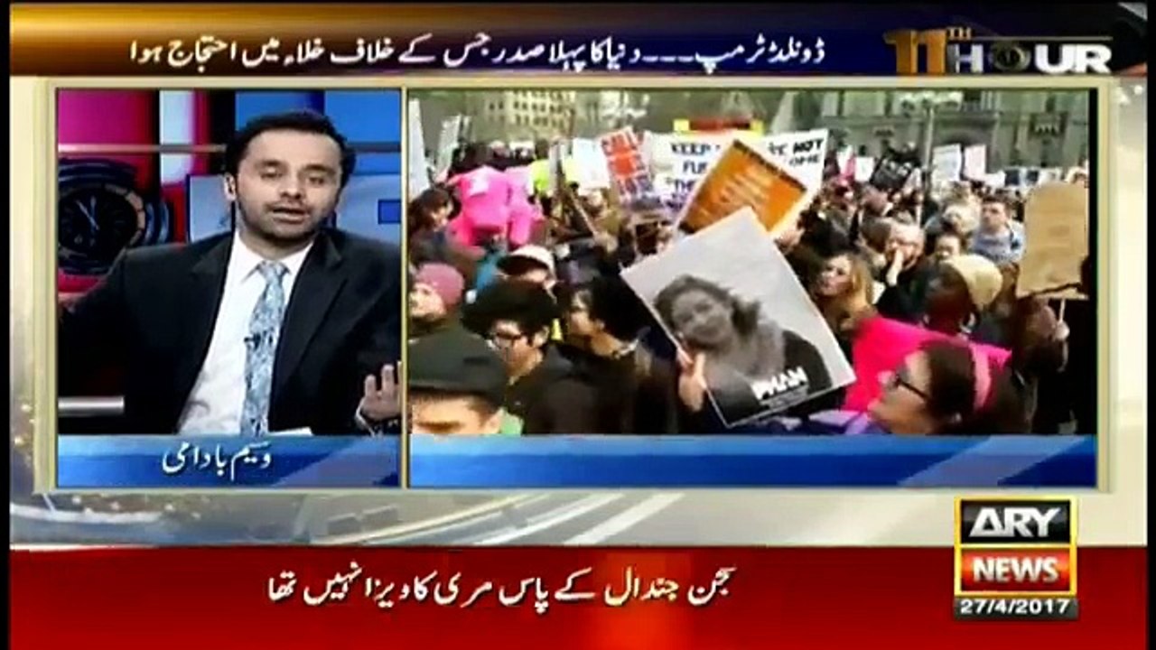 Protest in space?... but against whom?