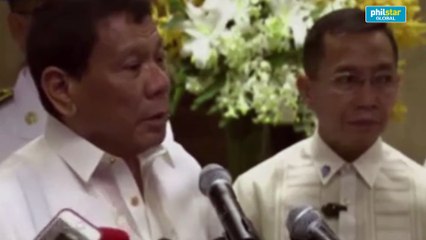 Duterte says China's island building a non-issue