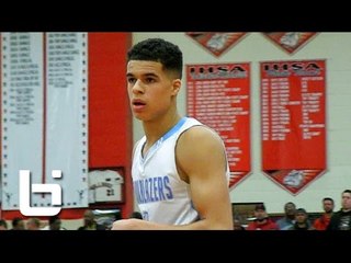 6'9 17 year old Michael Porter Jr.'s Length and Athleticism Too Hard To Guard!