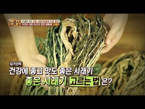 아무거나 막 사지 말자! 좋은 시래기 고르는 법! [만물상 160회] 20161002