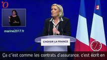 Pour Le Pen, le projet de Macron est «mondialiste, oligarchique et immigrationniste»