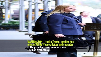 Ivanka Trump Parts Ways With Her Father on Syrian Refugees -