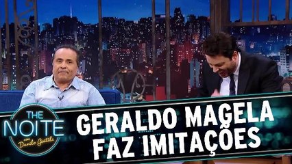 Geraldo Magela faz imitações