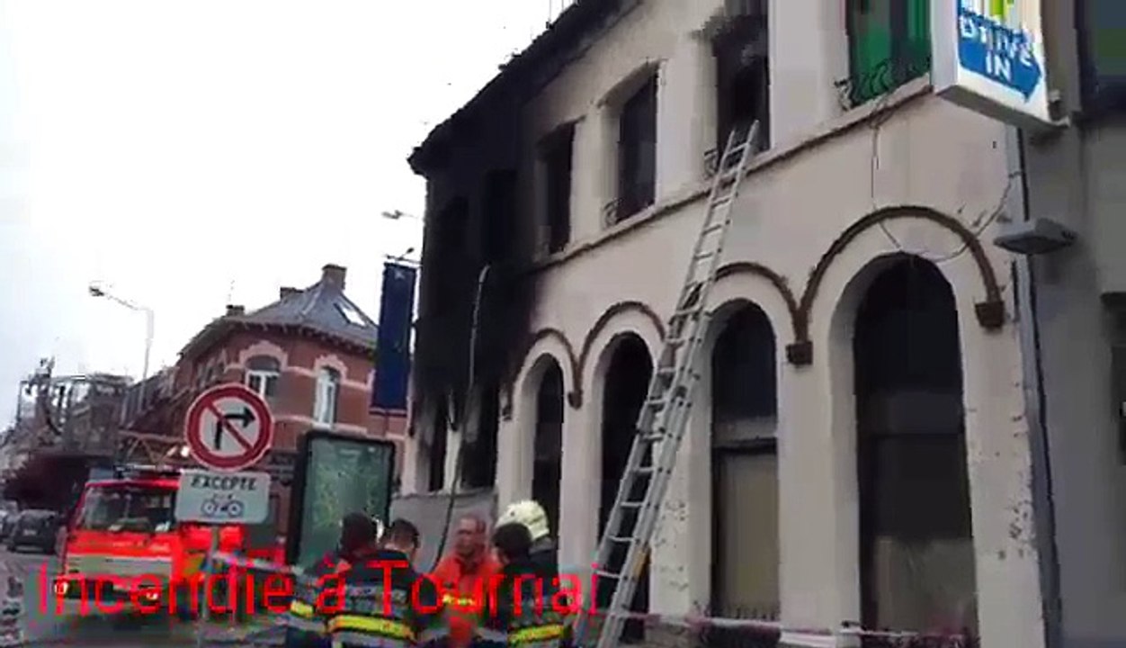 Incendie Tournai Chaussée de Renaix