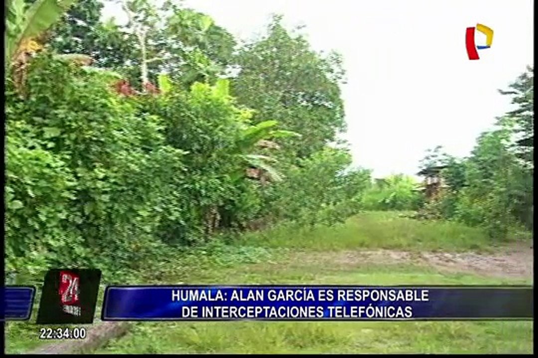 Ollanta Humala: No es posible que Alan García no supiera de las interceptaciones
