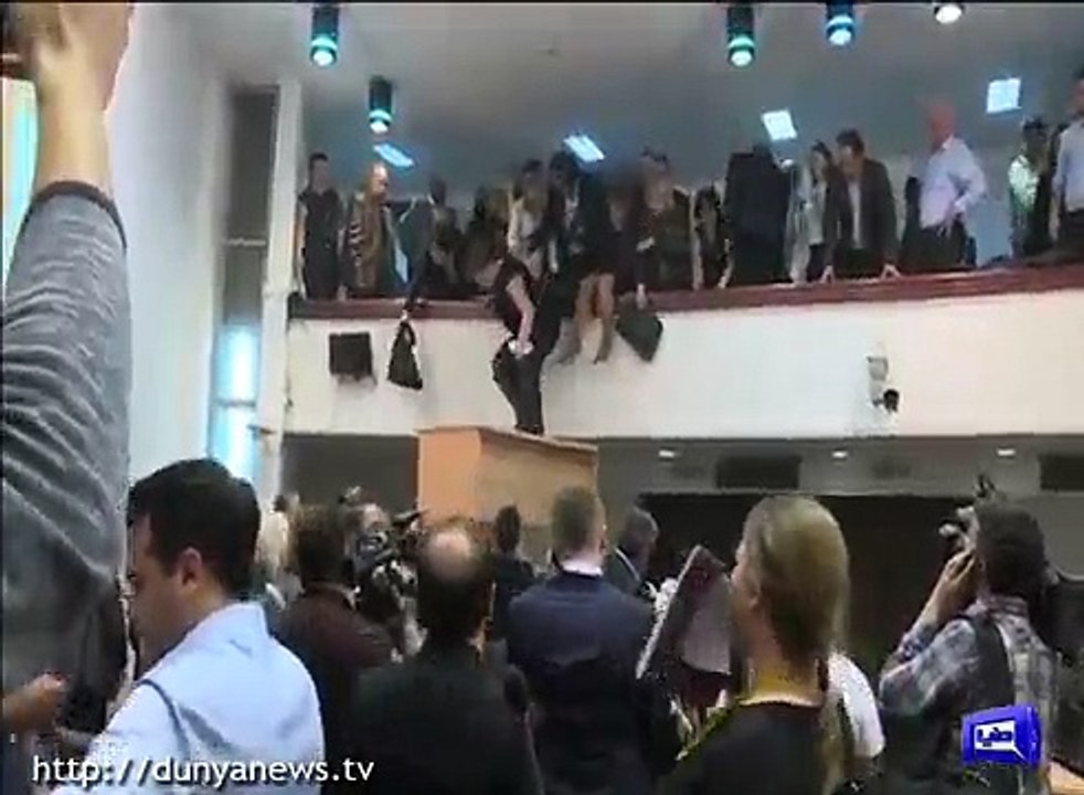 Mob storms Parliament House in Macedonia