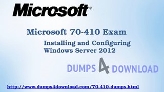 Free Microsoft 70-410 Exam Question - Free 3 Months Updates