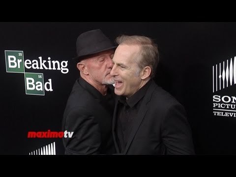 Jonathan Banks Meets Bob Odenkirk Breaking Bad Season Finale Premiere Screening