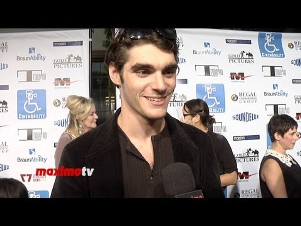 RJ Mitte Interview at "CinemAbility" World Premiere Red Carpet Arrivals