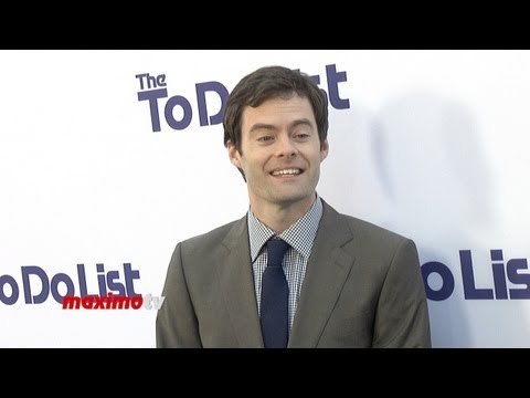 Bill Hader THE TO DO LIST Los Angeles Premiere Purple Carpet Arrivals