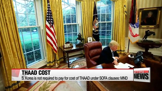 S. Korea's defense ministry refutes Trump's THAAD remarks