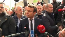 Elections: Emmanuel Macron s'en prend à Marine Le Pen