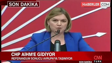 CHP Referandum İçin AİHM'e İtiraz Başvurusu Yaptı