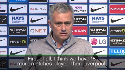 Mourinho laments 'unfair' top four battle with Liverpool