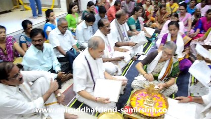Aniruddha Bapu - Shree Rudrabhishek seva at Shree Aniruddha Gurukeshetram - 23 November 2015