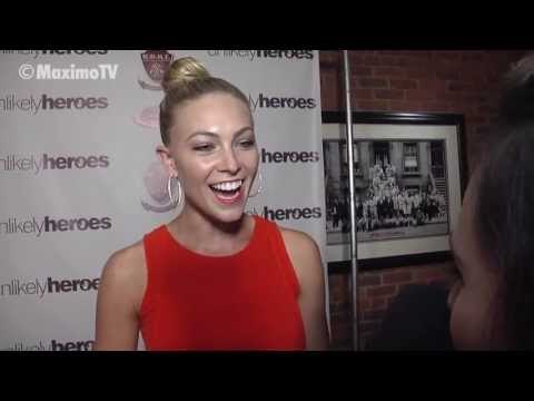 Courtney Hope Turner Interview at Chelsie Hightower & Peta Murgatroyd Unlikely Heroes Bday Party