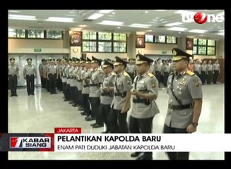 Kapolri Lantik 6 Kapolda Baru