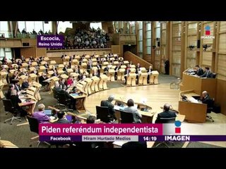 Escocia pide otra vez salirse de Reino Unido