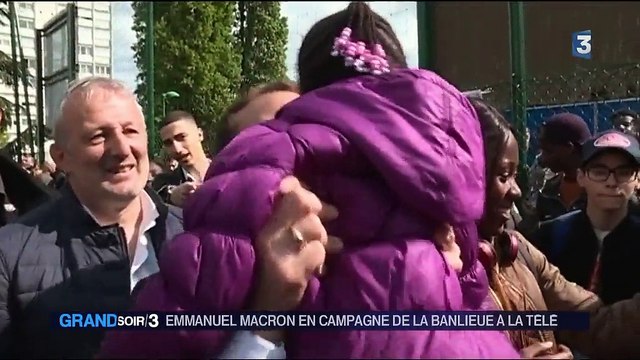 Sarcelles : Emmanuel Macron promet de diviser massivement le nombre d'élèves par classe