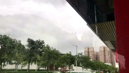 'Mirage city' appears in the sky in southern China